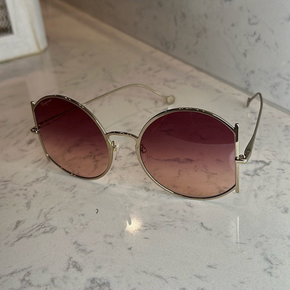 Ferragamo Women’s Round Sunglasses